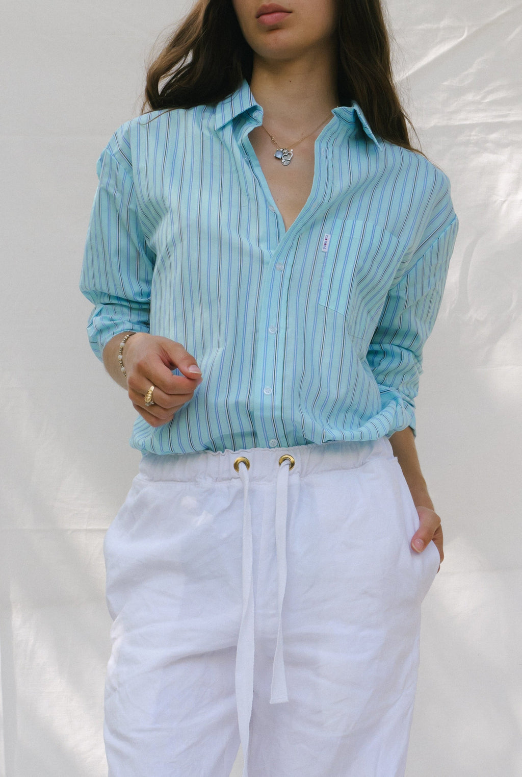 Chemise à rayures 80's