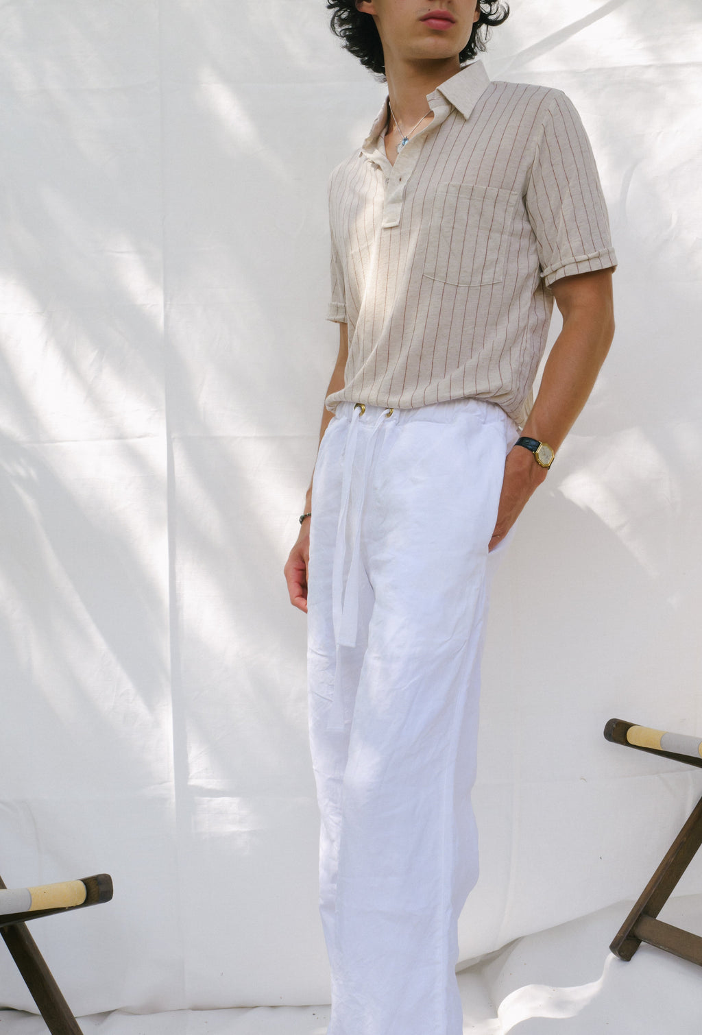 Polo en maille 70's