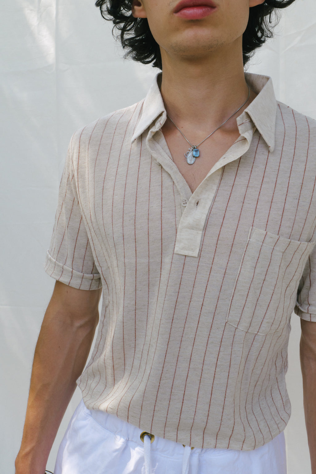 Polo en maille 70's