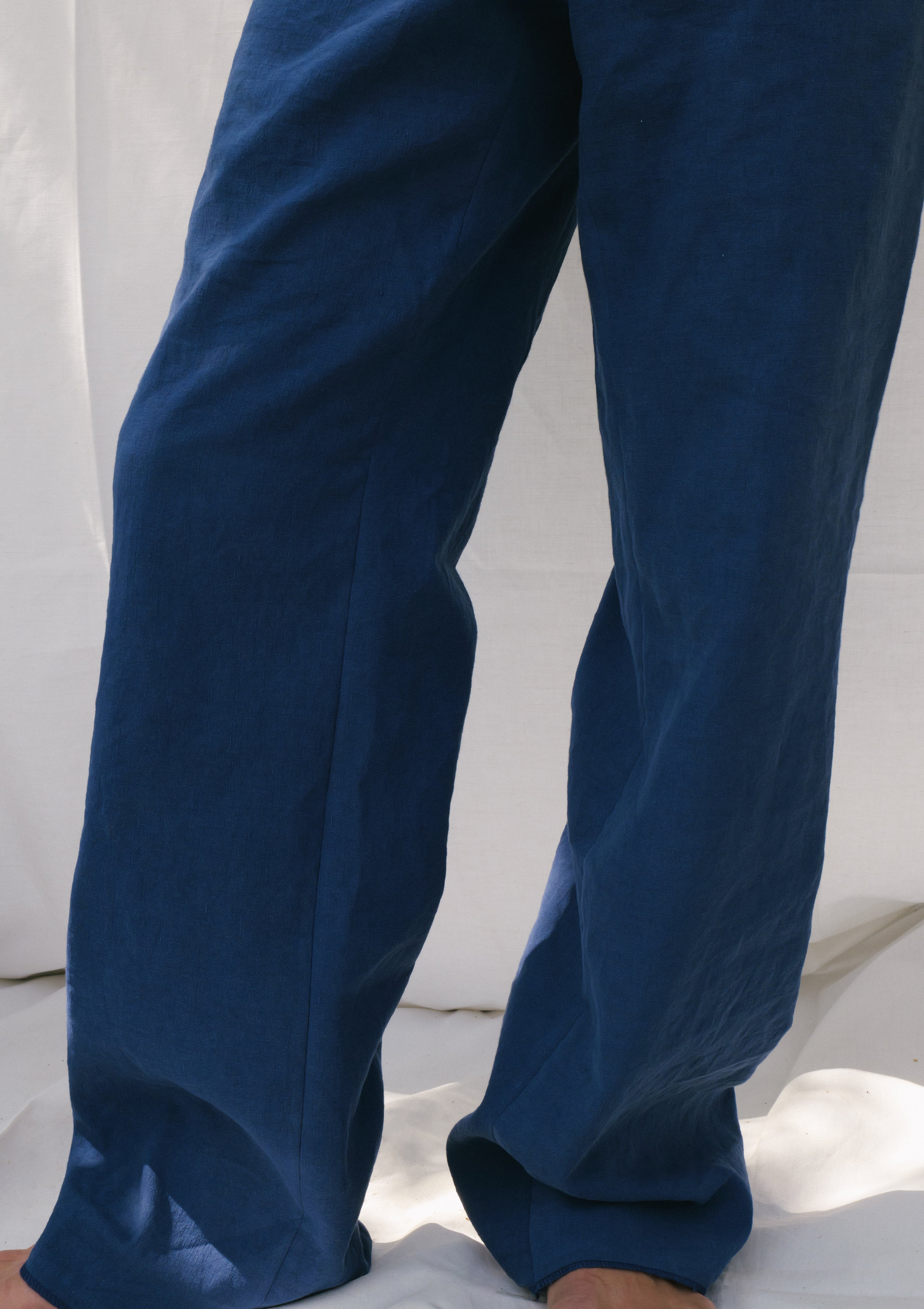 Le Pantalon à Voile Bleu
