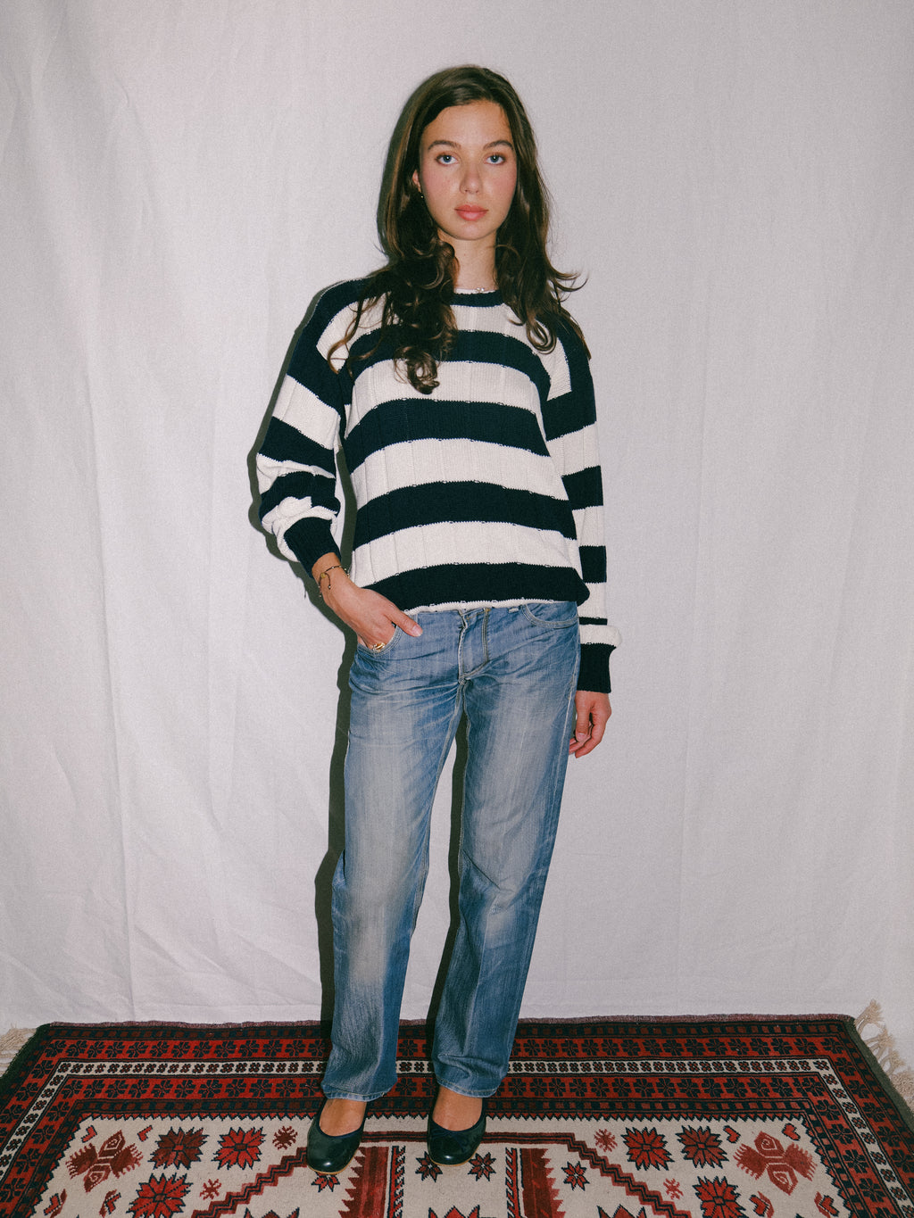 Pull marinière Façonnable