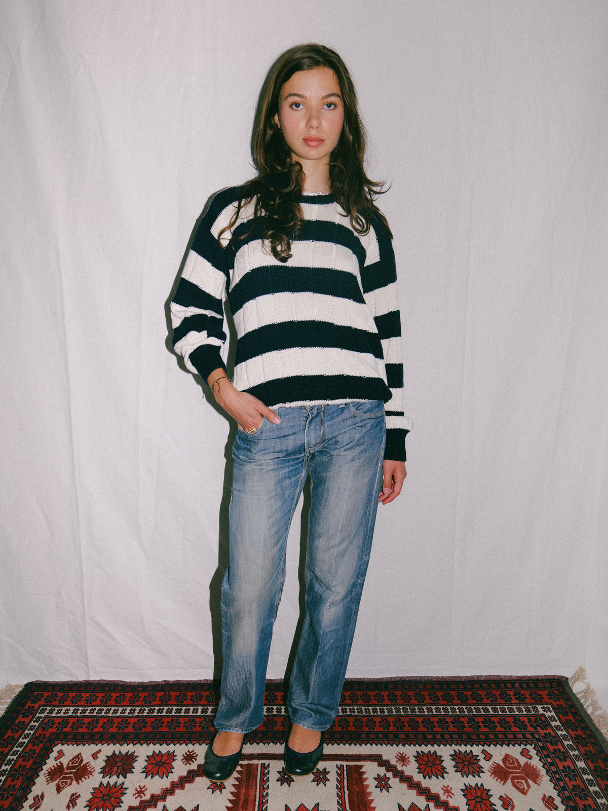 Pull marinière Façonnable