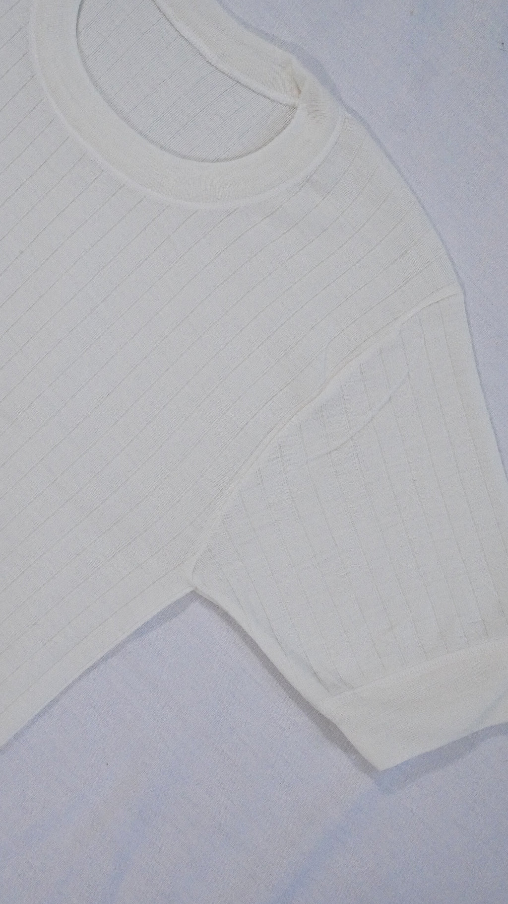 T-shirt côtelé