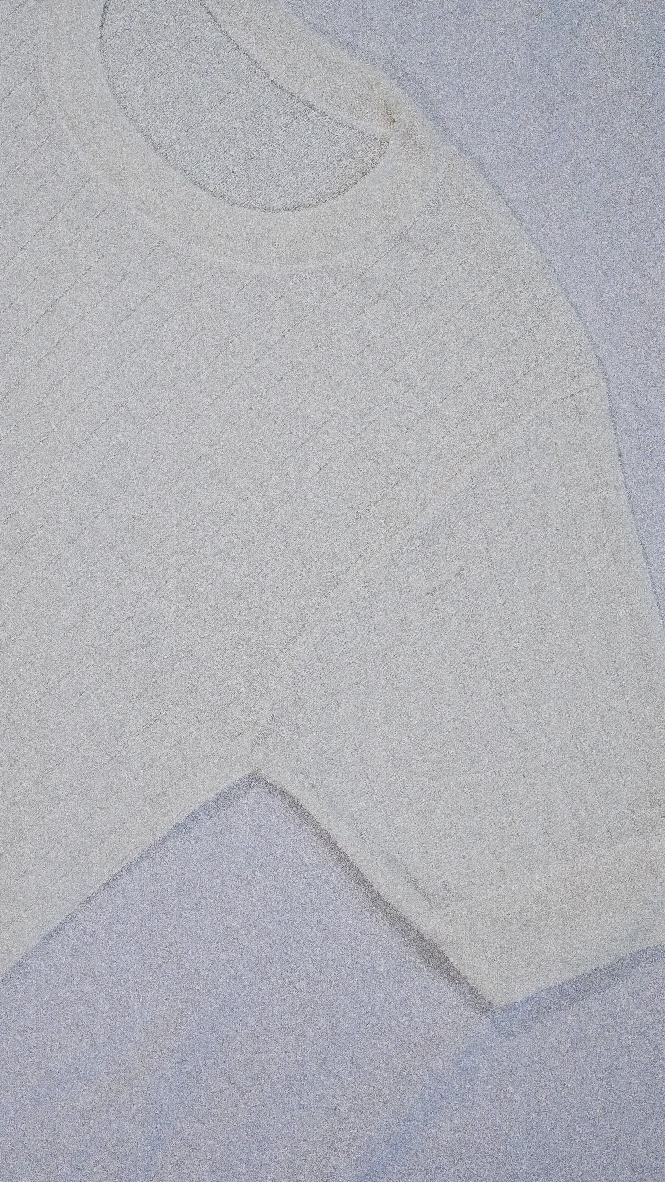 T-shirt côtelé